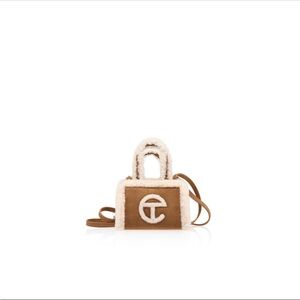 UGG x Telfar Shearling Mini Tote Bag – Brown / Cream